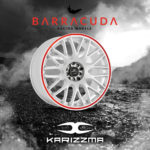 Barrcuda Karizzma Racing Wheel white with red trimline
