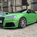 Audi RS3 8V with the ultra-light rims Barracuda Project 2 in 8.5×19